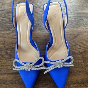 Blue heels